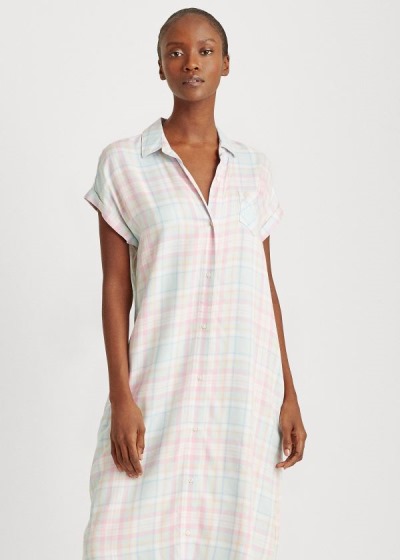 Women's Ralph Lauren Plaid Sleep Shirt | 321704RVM